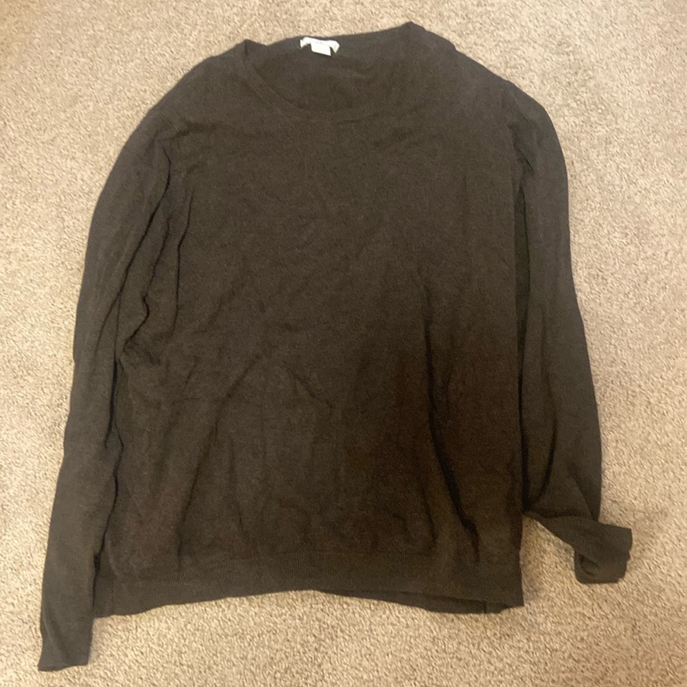 Light weight brown crew neck sweater. Very comfy